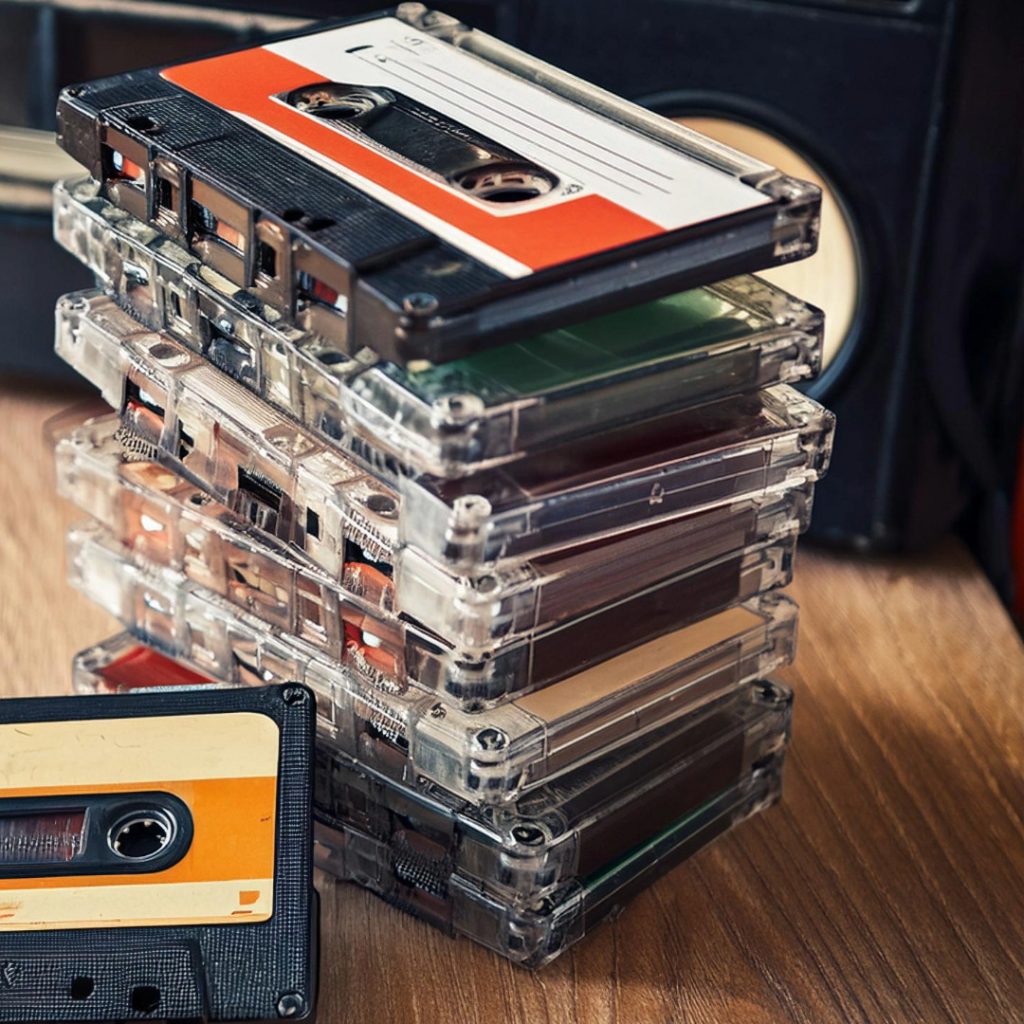 Taps, MCs, Magnetbandkassette und Kassetten - Buch-Spende Taps, MCs, Magnetbandkassette und Kassetten