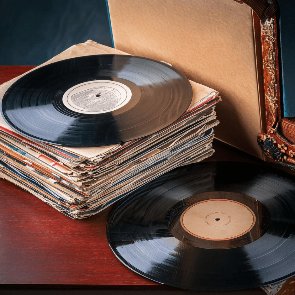 Schellackplatte02 - Buch-Spende Schellackplatte