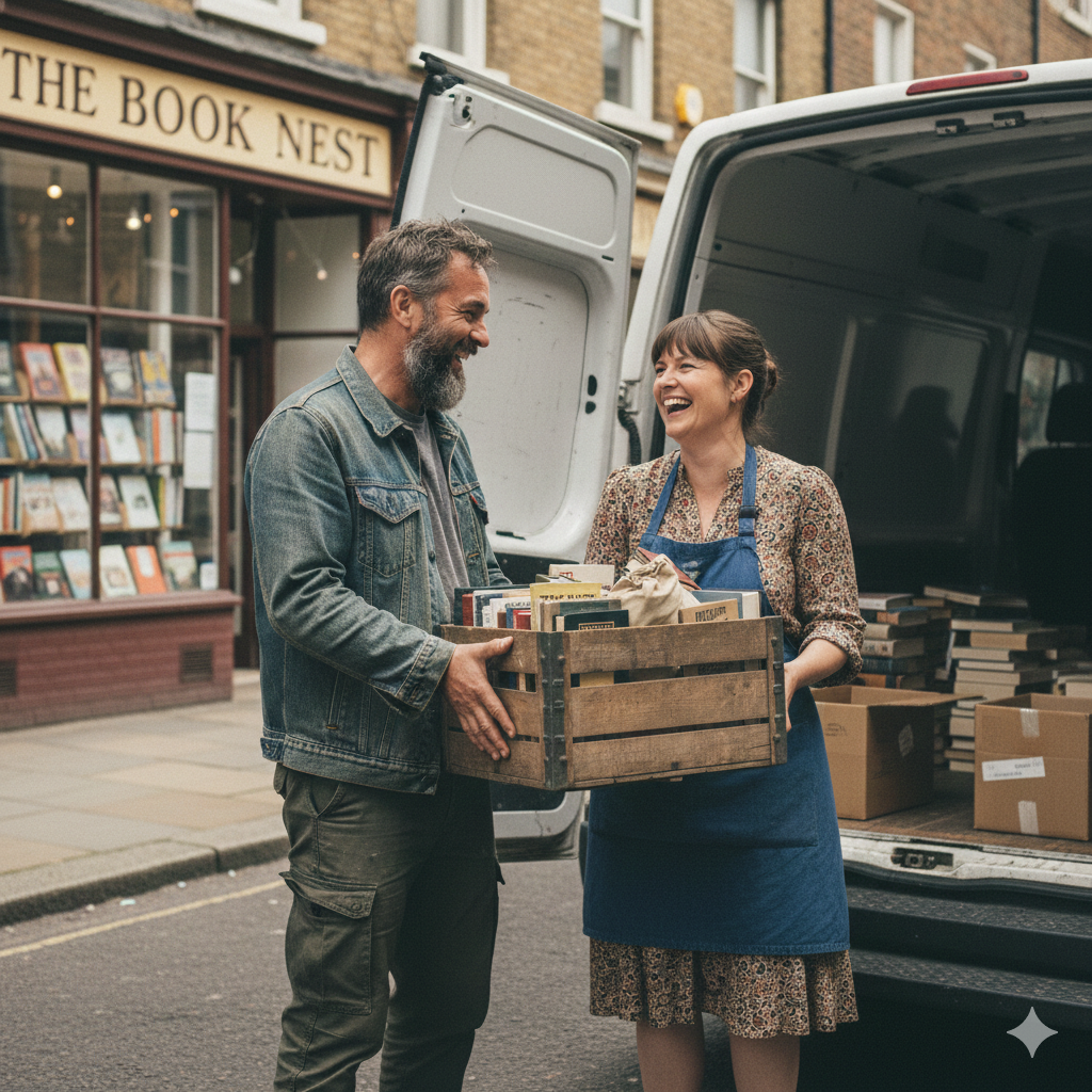 AntiW33 - Buch-Spende Bücher ins Antiquariat bringen