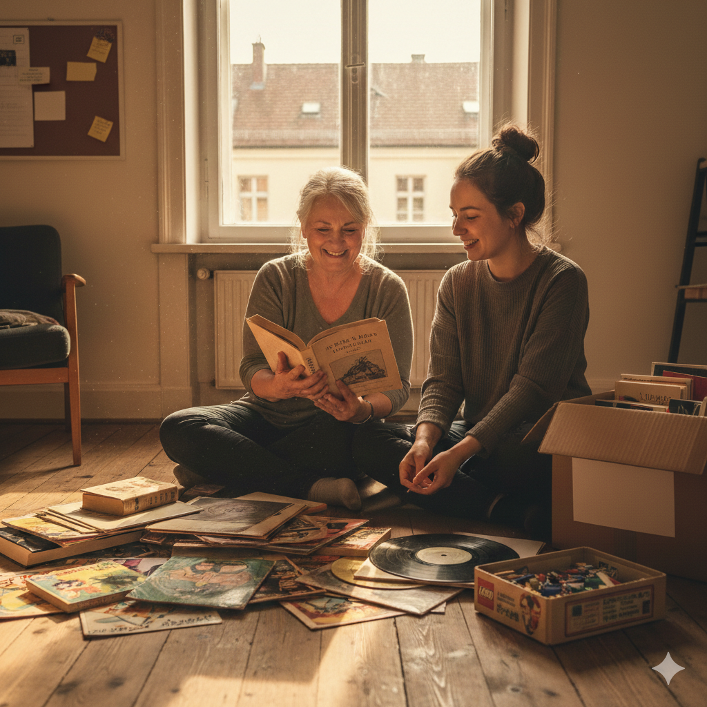 Umzug05 - Buch-Spende Zeitschriften ansehen