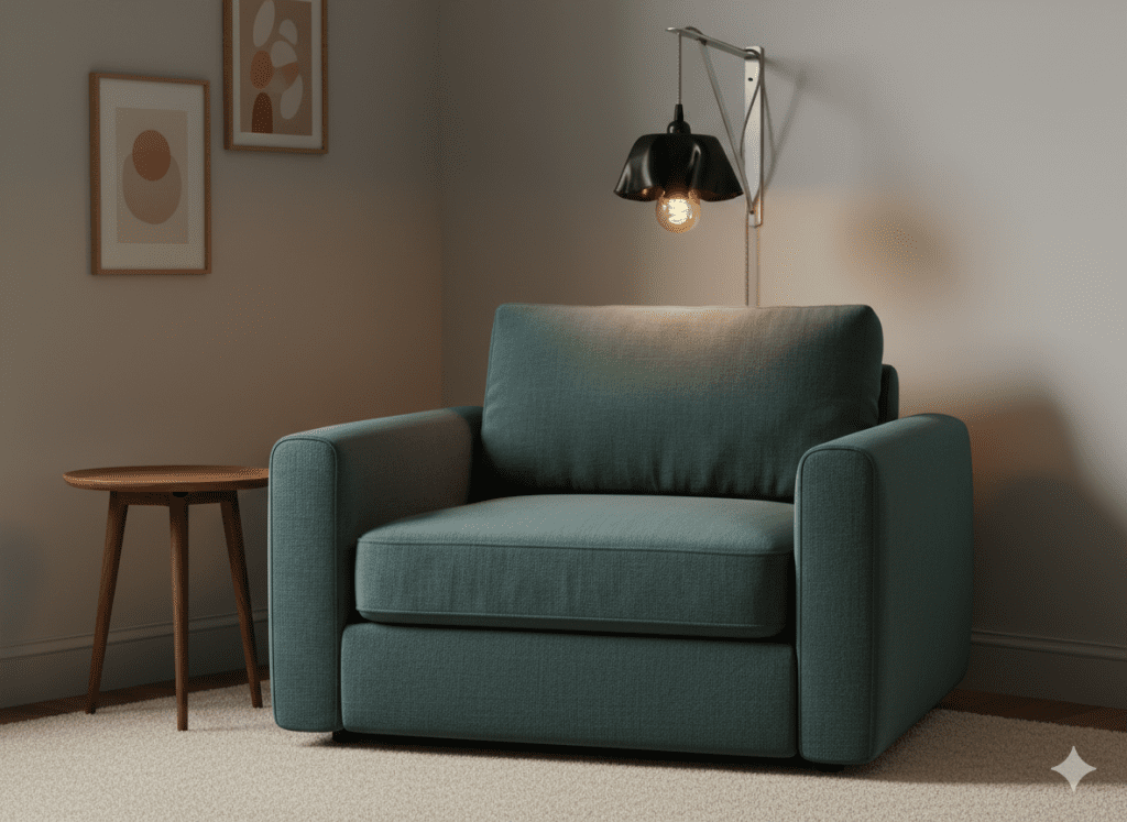 Upcycling Bücher CD DVD Vinyl Sessel