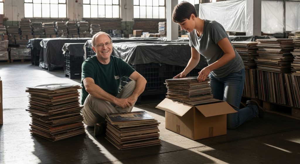 Vinyl - Buch-Spende Dankeschön für Schallplatenspenden