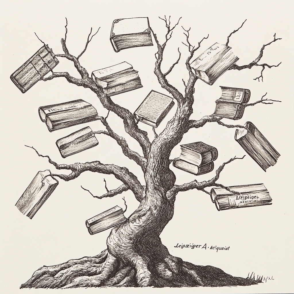 herbertgroe_Exlibris_Leipziger_Antiquariat_Baum_mit_bchern_an_df15ce34-b1d3-4785-abee-e056b925dd93_0 - Buch-Spende