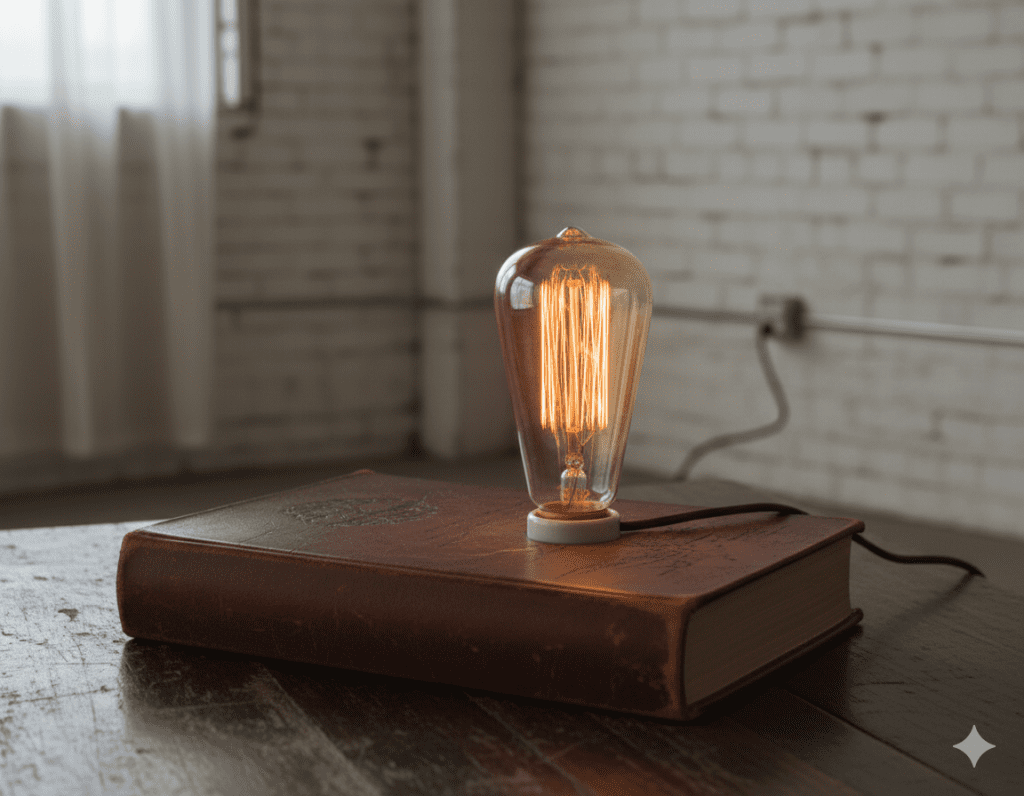 Upcycling Buchlampe – Wenn Bücher eine zweite Chance erhalten