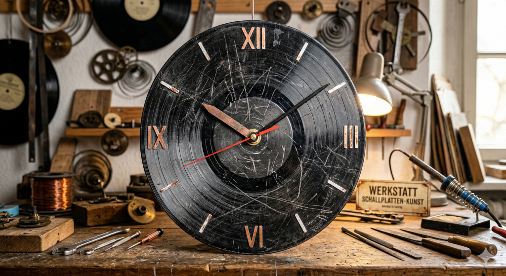 Vinyl-Uhr