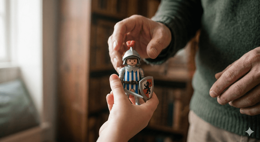 Playmobil Ritter Hände Kiste Figuren Kind