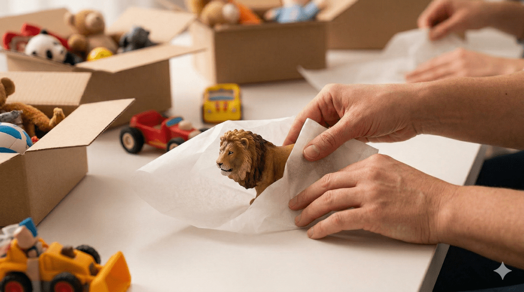 Schleich06 - Buch-Spende Schleich Tonie Verpackung Löwe